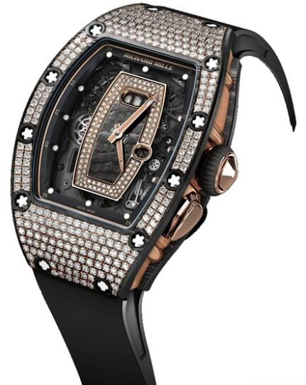 Replica Richard Mille RM 037 Ladies Watch Ceramic - Diamonds